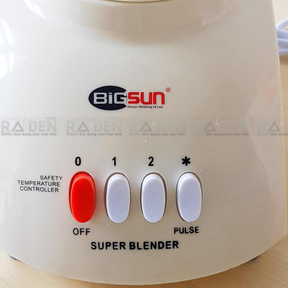 Máy xay sinh tố đa năng 250W, dung tích 1L Bigsun BB-168 (Màu ngẫu nhiên)