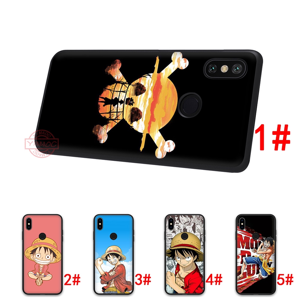 Ốp điện thoại từ nhựa dẻo in hình luffy one piece cho Xiaomi Mi 8 SE 9 SE 8 Lite A1 A2 Lite 5X 6X F1 Max 3