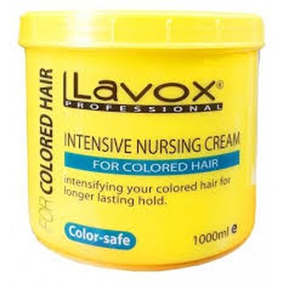 Hấp dầu giữ màu Lavox ⚡ GIÁ TỐT NHẤT ⚡ Hũ vàng chữ xanh 500ml 1000ml dưỡng chất Collagen giúp phục hồi và tái tạo tóc