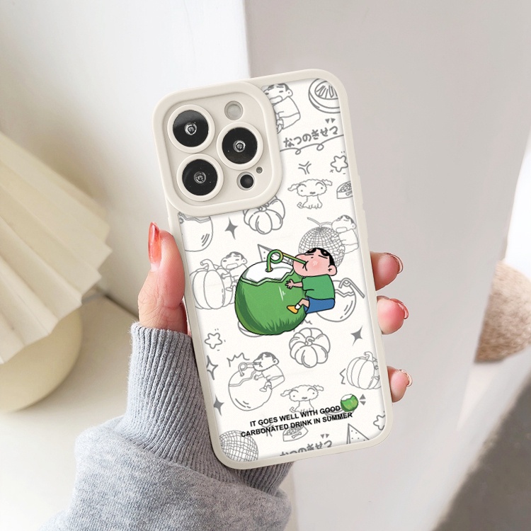 Ốp lưng iphone cạnh vuông lỗ camera shin ôm dừa 6/6splus/7/7plus/8/8plus/x/xr/xs/11/12/13/pro/max/plus/promax-Awifi S3-2