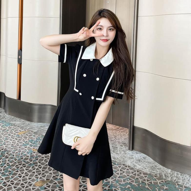 Đầm dạo phố phong cách phối nút Xuka Dress