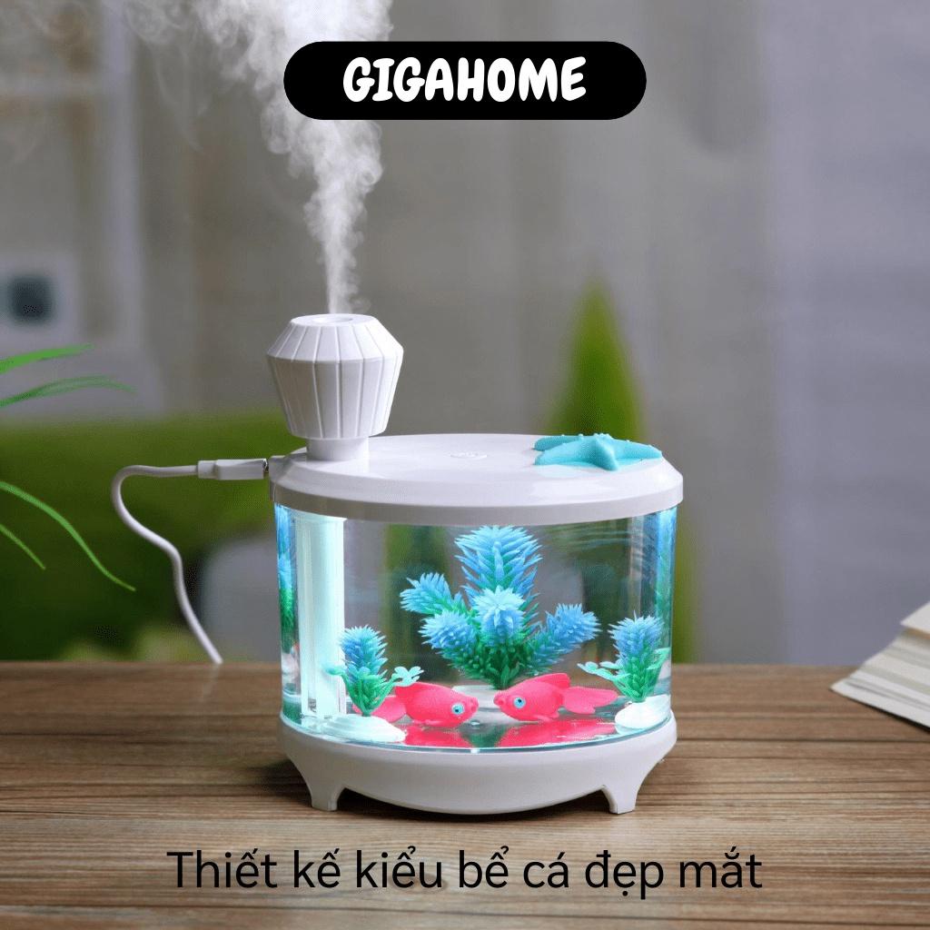 Máy Khuếch Tán Tinh Dầu GIGAHOME Máy Phun Sương Tạo Độ Ẩm Không Khí Hình Bể Cá Mini 7914