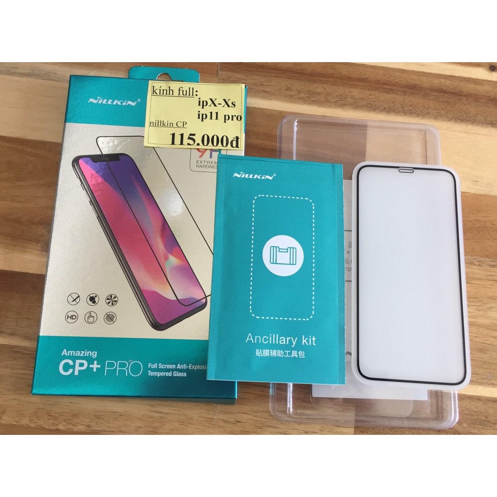 [ip X/ Xs/ Ip 11Pro]Cường lực full màn hình cao cấp Nillkin CP; XD; 3D
