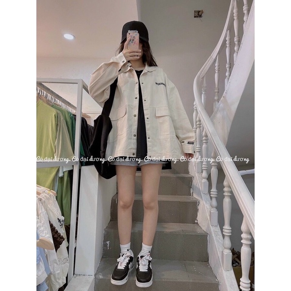 Áo Kaki Bomber R Và Won From Rộng Siêu Đẹp Mặc thoải Mái Unisex
