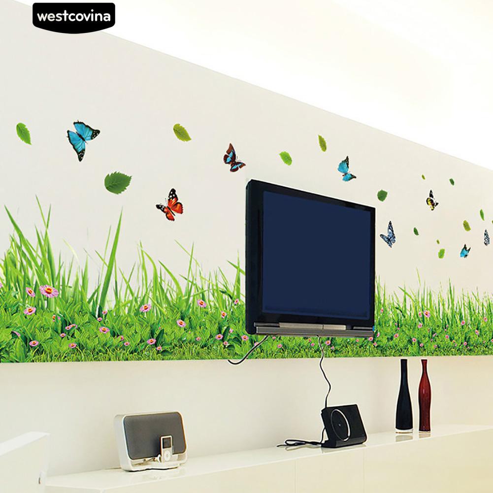 Nhãn dán tường PVC họa tiết tươi mới hiện đại
