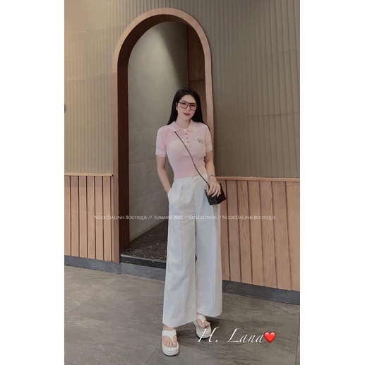 ÁO LEN CỔ BẺ TANG ĐÁ CỘC TAY