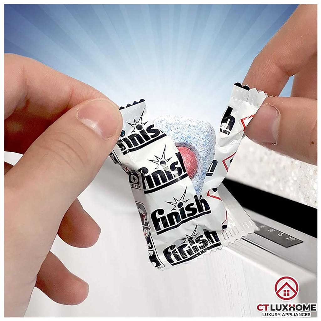 Viên rửa chén Finish All in one 90/hộp - Chính hãng