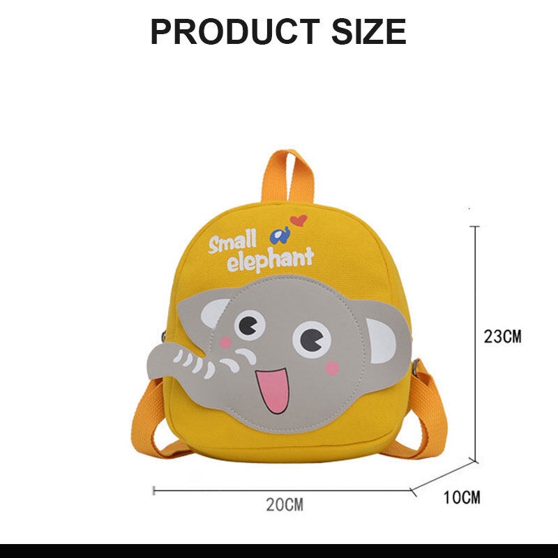 Balo YADOU vải canvas siêu nhẹ kiểu hoạt hình đáng yêu cho bé đi mẫu giáo