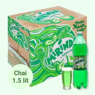 Thùng 12 chai Nước ngọt MIRINDA soda kem chai 1.5 lít / Lốc 6 chai Nước ngọt MIRINDA soda kem chai 1.5 lít