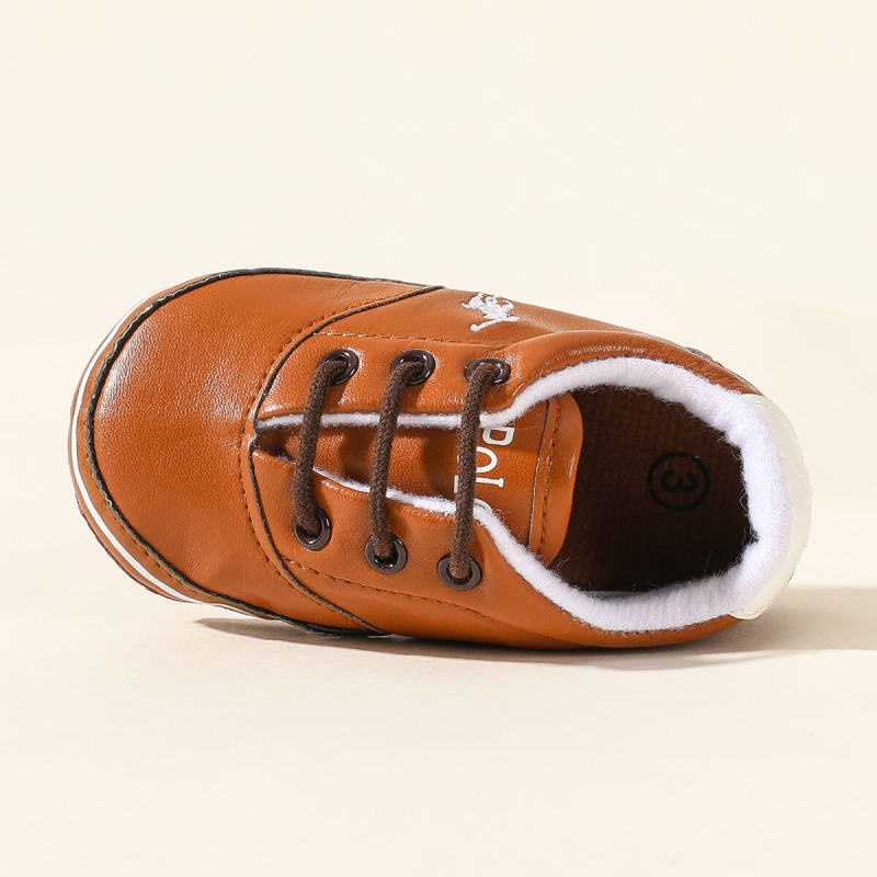 Giày Sneaker Đế Mềm Chống Trượt Cho Bé Trai Từ 0-18 Tháng Tuổi