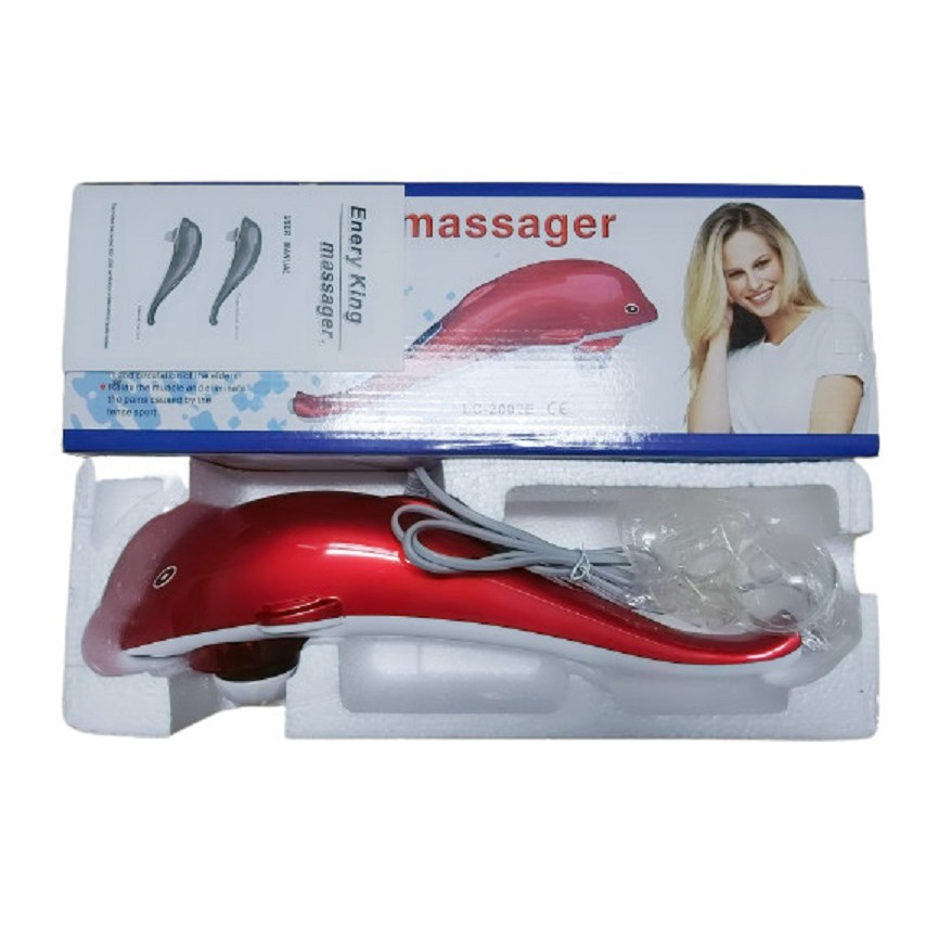 Máy massage cầm tay cá heo điện tử Energy King LC-2002E TBYT