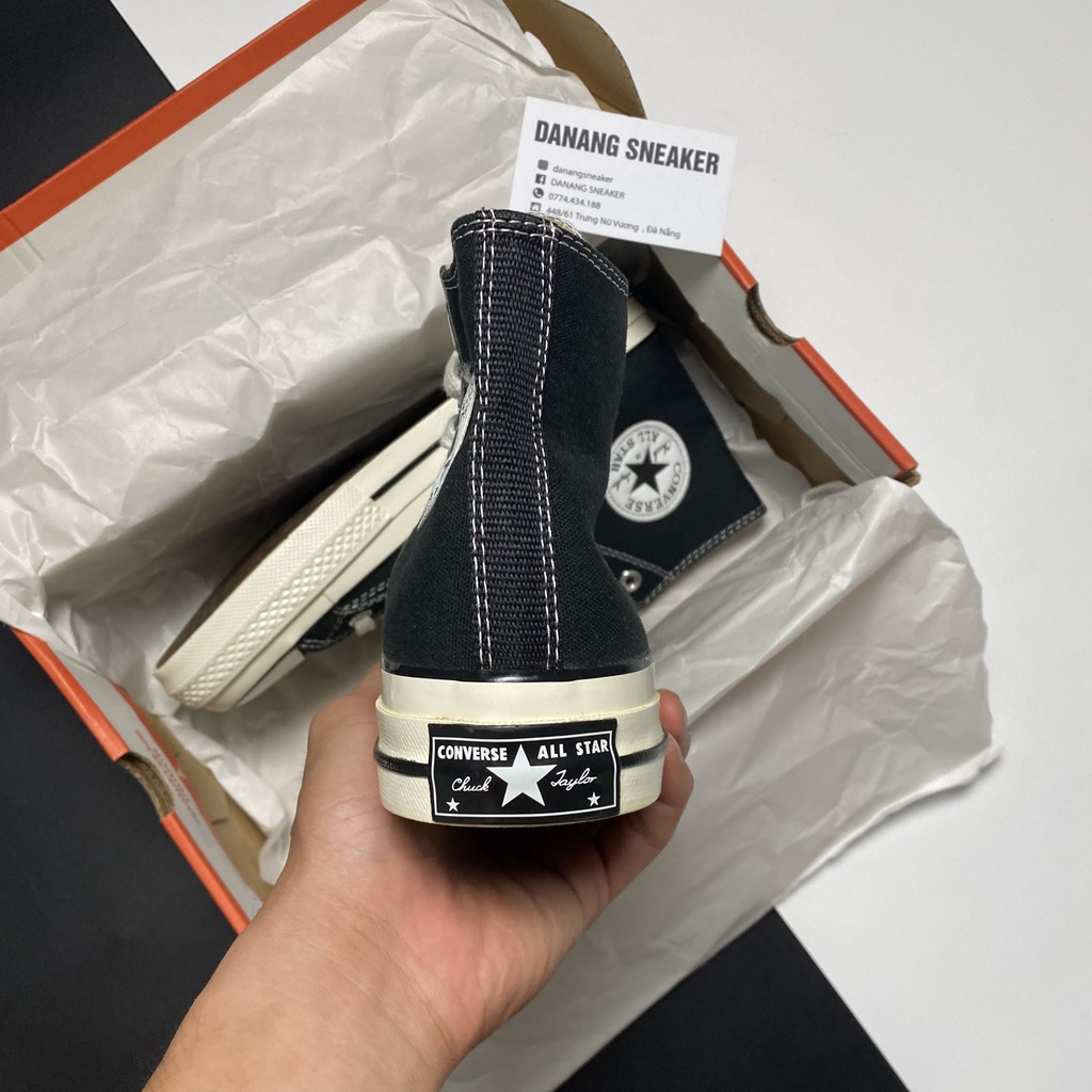Giày Converse 1970 High Black  - GIÀY DANANG | Phiên bản 1:1 chuẩn