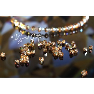 [Nhiều màu] Combo 50 viên pha lê Swarovski nón 3/4/6ly