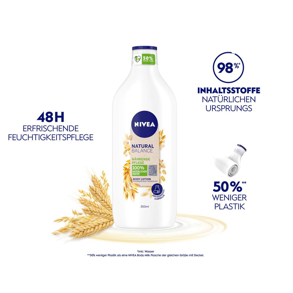 Dưỡng thể Nivea Natural Balance 350ML – New 2020 -  Hàng Đức