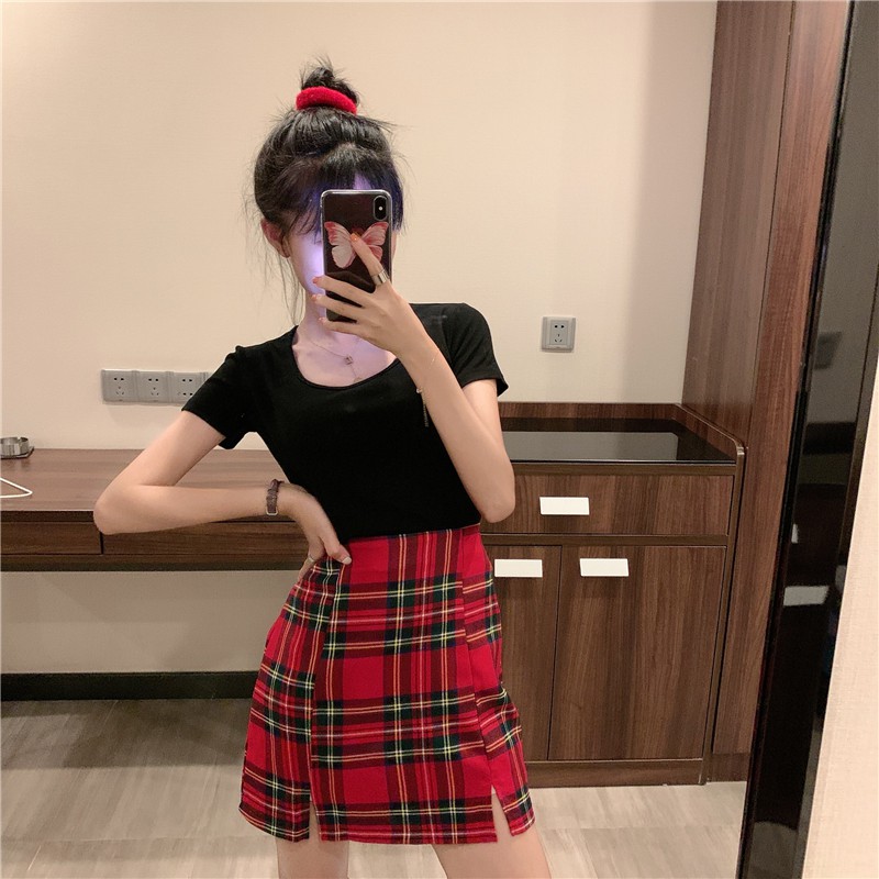 Chân váy kẻ 7 màu | BigBuy360 - bigbuy360.vn