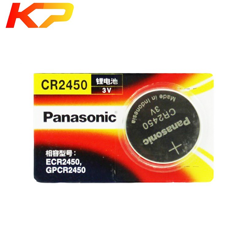 pin CR2450 panasonic lithium 3V