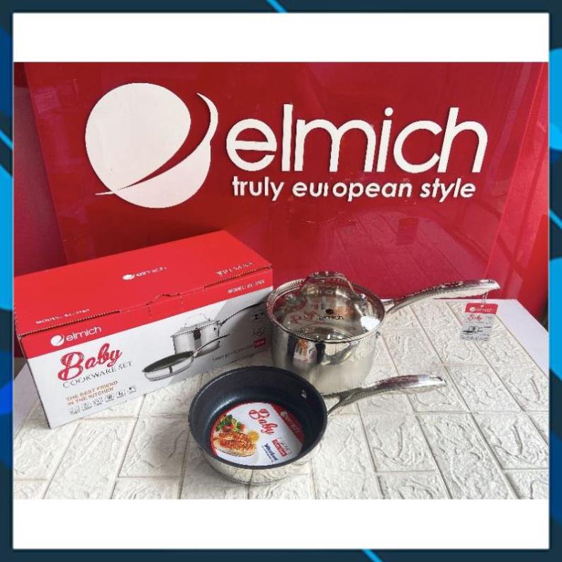 Bộ nồi chảo inox Elmich baby EL 3795 size 16cm