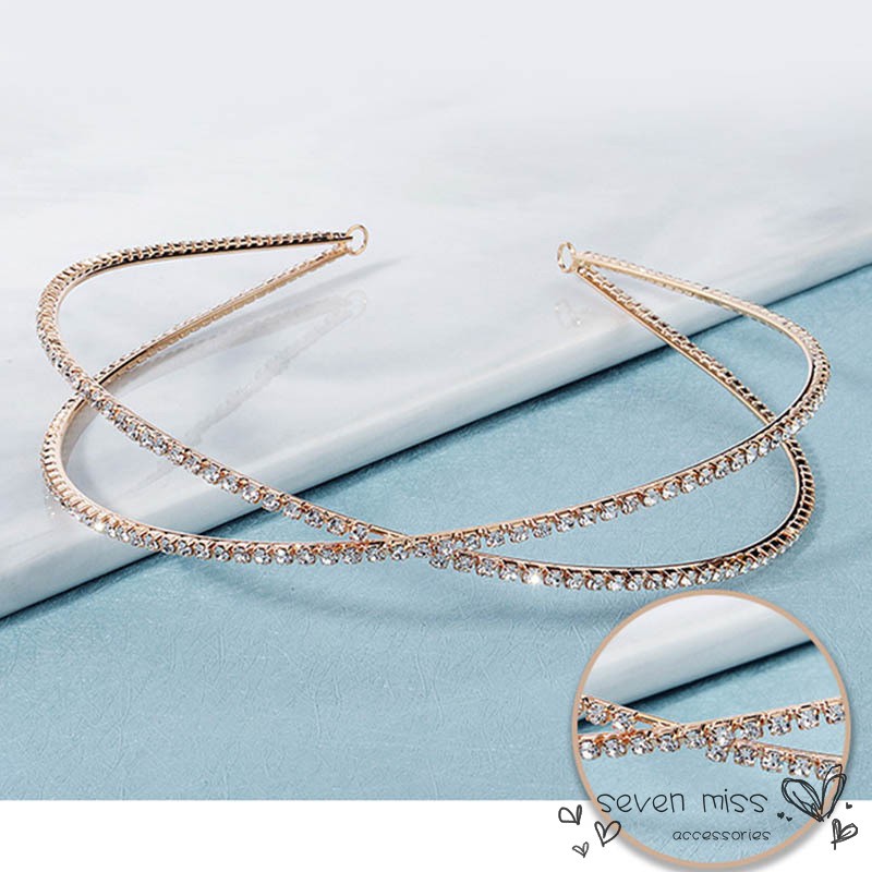 Cài tóc đính đá sang trọng thích hợp cho cô dâu