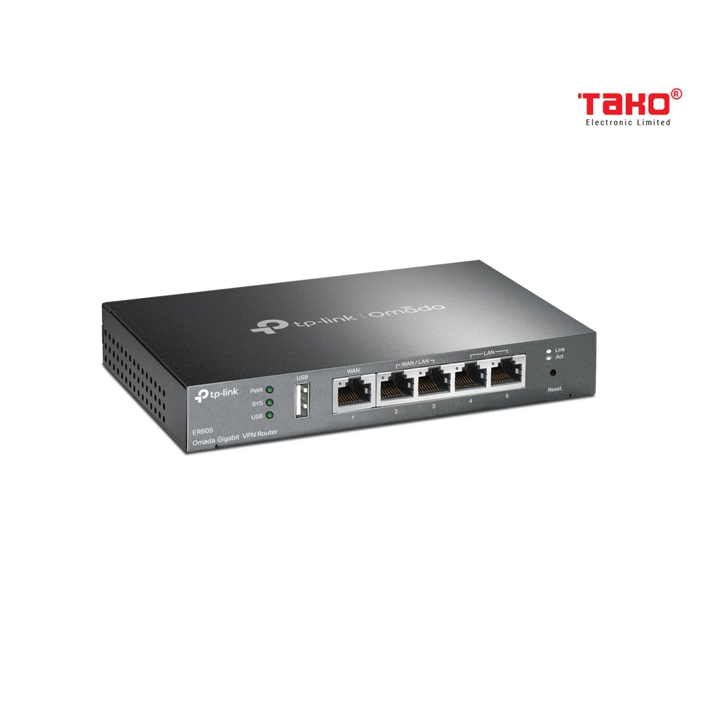 Router TP-link TL-ER605 VPN đa mạng SafeStream Gigabit. Chính hãng, BH 36 tháng