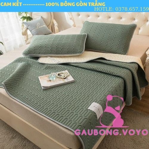 Chiếu điều hòa cao su non, Chiếu tencel latex thái lan nhập khẩu cao cấp ( HOẠ TIẾT TRẦN )``GAUBONG.VOYO