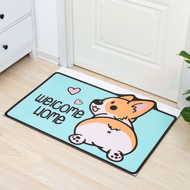 Thảm chùi chân hình thú và phong cảnh 3D Teddy Bears store