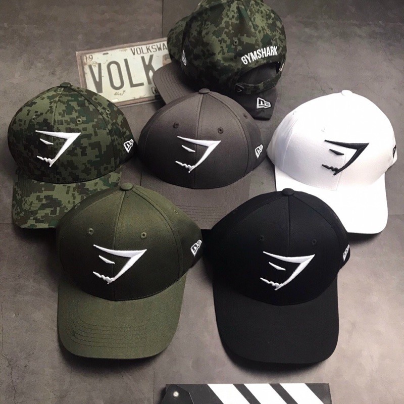 MŨ NÓN GYM SHARK NAM THỜI TRANG SIÊU CHUẨN ĐẸP LOGO THÊU HÀNG MŨ CAO CẤP