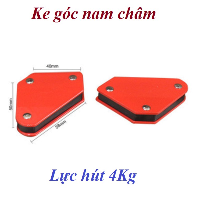 Ke góc nam châm mini lực hút 4kg-bộ 4