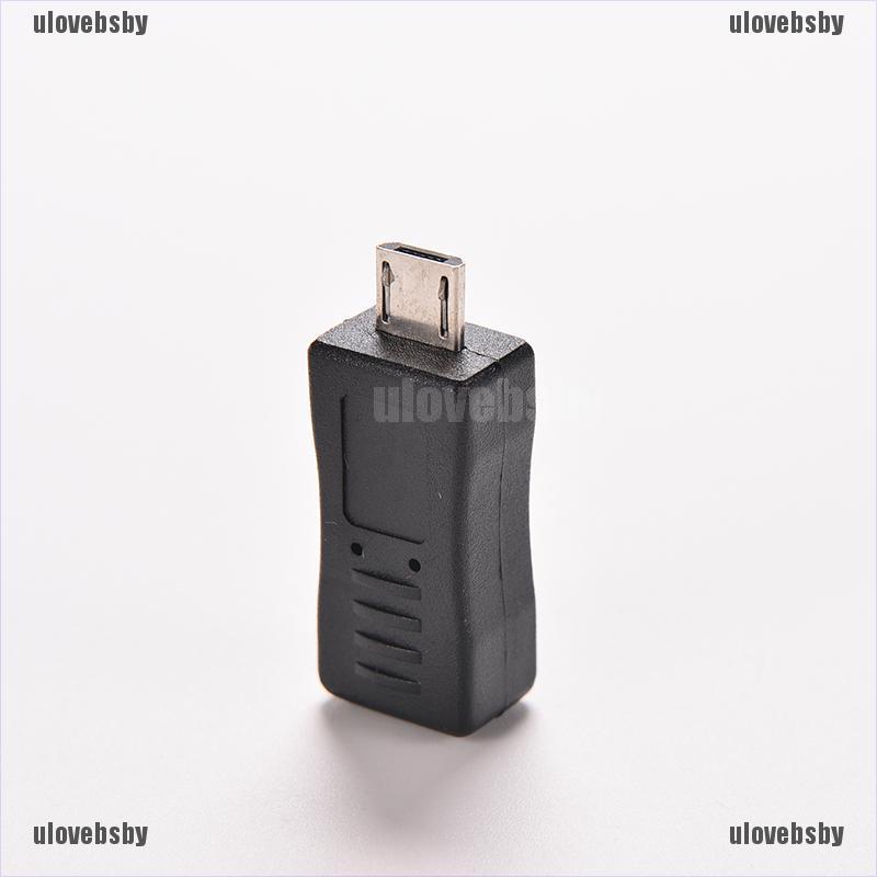 【ulovebsby】1 Mini USB Female to Micro USB Male F/M Adapter Data Charger Conver