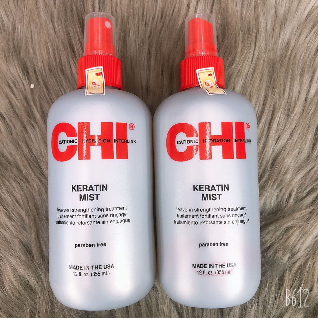Xịt dưỡng tóc chống khô sơ trẻ ngọn CHI KERATIN MIST 355ml ( hàng chính hãng )