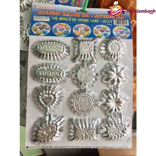 TLB - Bộ 24 khuôn bánh bò Vĩnh Trường