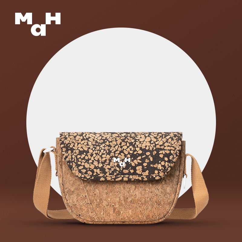 MAH YOUNG Túi đeo chéo dòng cà phê Túi đeo chéo kiểu dáng đơn giản nguyên bản