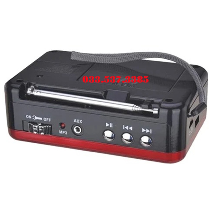 Đài radio, đài fm radio usb thẻ nhớ 521 có hỗ trợ thẻ nhớ và usb