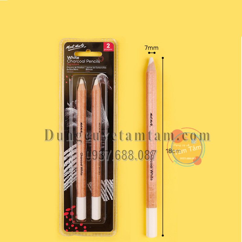 Chì trắng Mont Marte/ Mont Marte White Charcoal PencilL