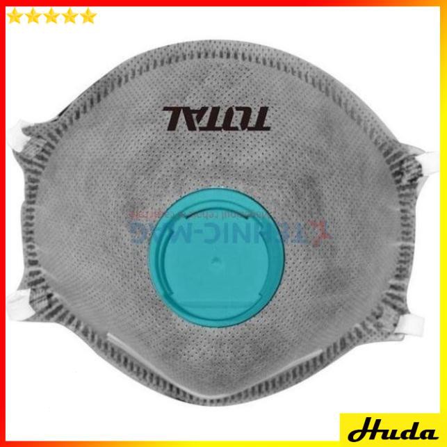 Total Khẩu trang mặt nạ chống bụi than hoạt tính 4 lớp P2 EN 149:2001 CE0121 TSP406