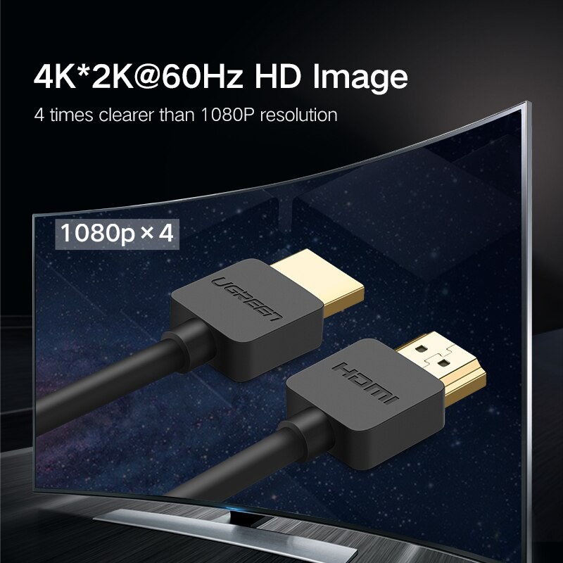 Cáp HDMI 2.0 4K 3D PS3 Ugreen HDMI - HDMI Cao Cấp