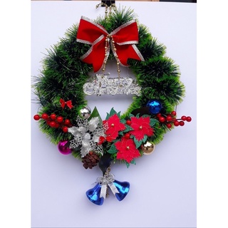 Vòng nguyệt quế decor noel giáng sinh 2021
