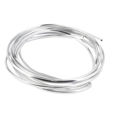 Nẹp cửa gió điều hòa viền chỉ khe máy lạnh Dây nhựa mạ crom kim loại chữ U trang trí nội thất xe hơi ô tô 1m 2m 4m 3m