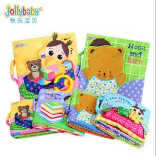 Sách vải lift the flap của Jolly Baby
