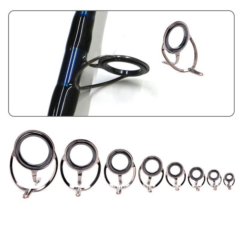 BỘ 8 KHOEN CẦN 2 KHÚC Đủ Kích Thước -  dùng cho cần máy, cần 2 khúc, cần iso, cần lancer... - Trung Tâm Đồ Câu 24H