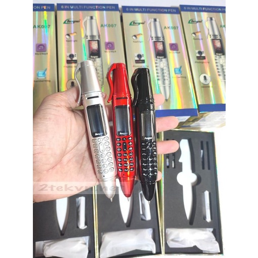 Điện thoại độc mini siêu nhỏ hình chiếc bút Hope AK007 thay đổi giọng nói có ngòi bút