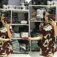 Đầm voan lụa hở vai - vn1905