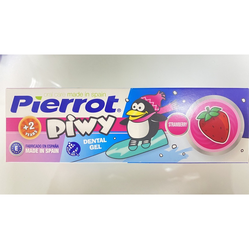 Kem Đánh Răng Dành Cho Trẻ Nhỏ Từ 2 Tuổi . Pierrot piwy 75ml 2 Trong 1.Tây Ba Nha