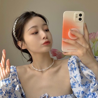 Chuỗi Choker Đeo Cổ Ngọc Trai 3ly Đan Xoắn Ôm Sát - Ngọc Trai Trường Thịnh