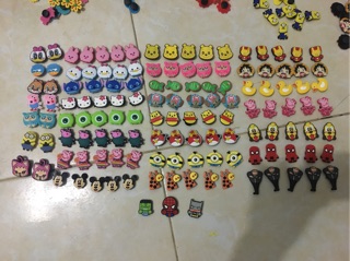 STICKER GẮN DÉP CROCS , DÉP CÁ SẤU,SỤC🍓𝑭𝒓𝒆𝒆𝒔𝒉𝒊𝒑🍓