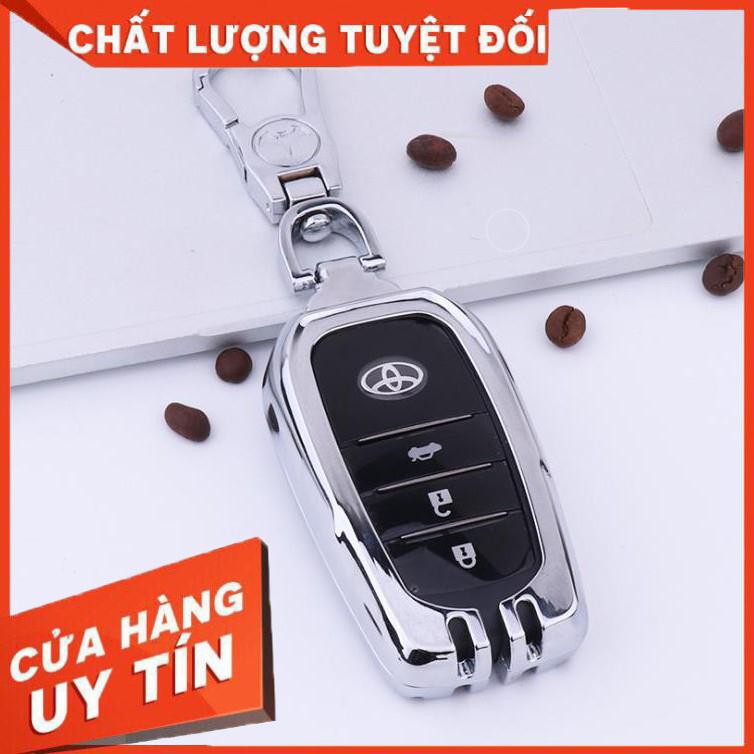 Ốp Chìa Khóa Inox Xe CAMRY,ALTIS,FORTUNER 2014- 2018_M02 mẫu02