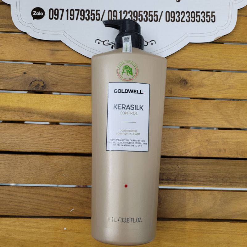 LẺ DẦU GỘI HOẶC XẢ GOLDWELL SUÔN MƯỢT KERASILK CONTROL 1000ML