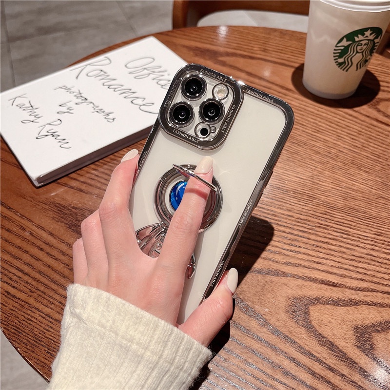 Ốp Điện Thoại Trong Suốt Chống Sốc Họa Tiết Phi Hành Gia 3D Cho iPhone 13 Pro MAX 12 11 Pro MAX XS XR X 7+ 8 Plus