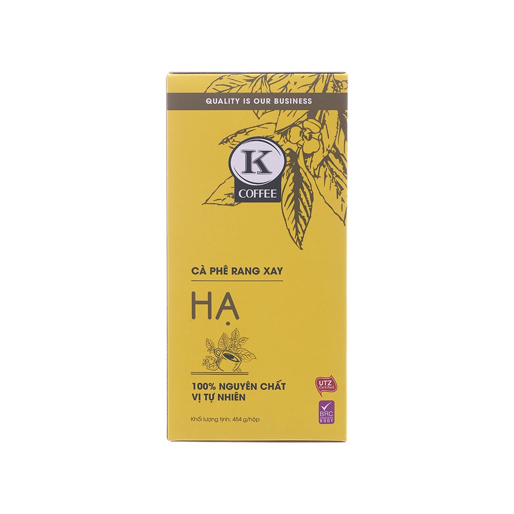 Cà phê rang xay K Coffee Hạ 454g