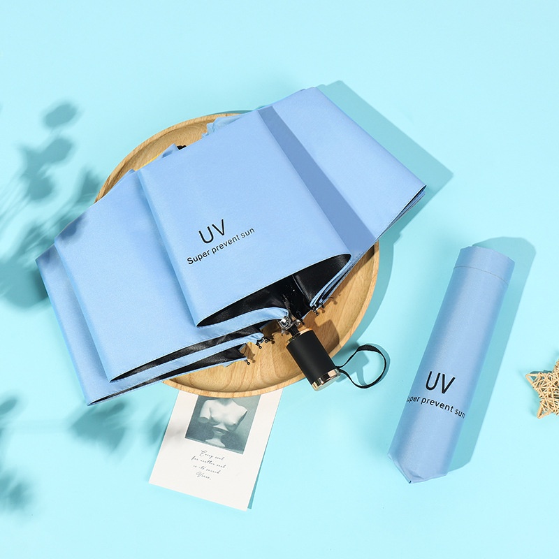 Dù Che Nắng/Mưa Bằng Vinyl Có Thể Gấp Gọn Tiện Dụng Cho Nữ