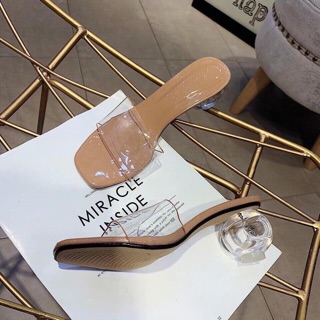 Guốc xinh quai trong got trong đế tròn 5p